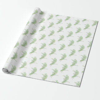 Thymianzeichnung Geschenkpapier