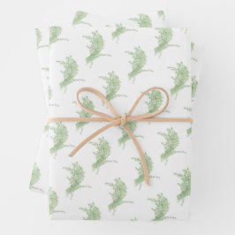 Thymianzeichnung Geschenkpapier Set