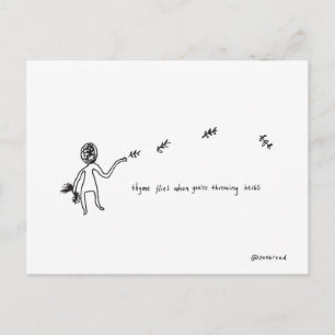Thymikpostkarte Postkarte