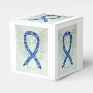 Thyroid Paisley Awareness Ribbon Angel Favor Box Geschenkschachtel
