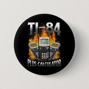 Ti-84 Plus Rechner Lustiger Mathe Lehrer Button