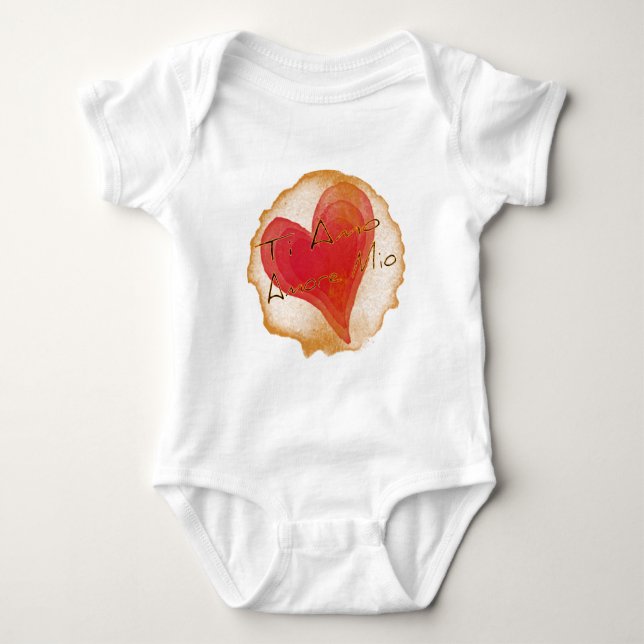 Ti-Amo Amore Mio Baby Strampler (Vorderseite)