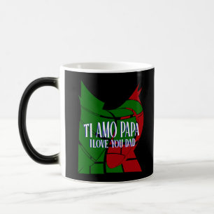 TI Amo Papa I Liebe Sie Vater Verwandlungstasse