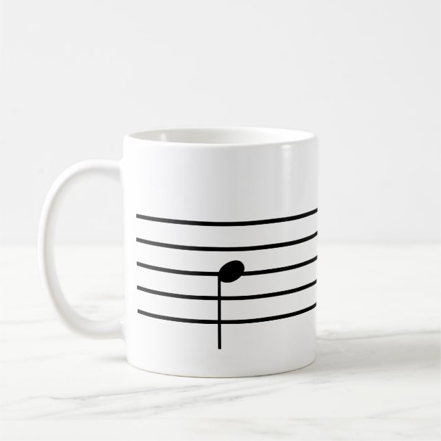 Ti Musiknote Tee Tasse (Links)