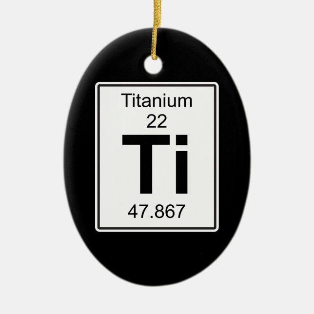 Ti - Titan Keramik Ornament (Vorne)