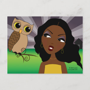 Ti Zwazo (kleiner Vogel) Postkarte