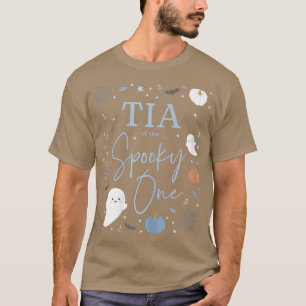 Tia der Spooky Ein erster Geburtstag Blau B T-Shirt