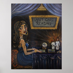 Tia der Tarot-Kartenleser Poster