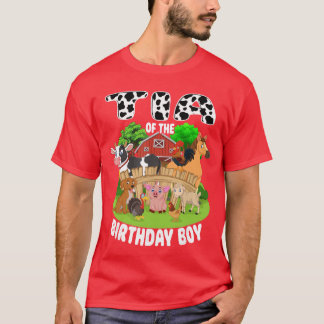Tia des Geburtstagsjungen Bauernhoftiere passendes T-Shirt