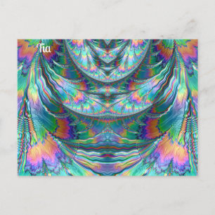 TIA ~ Oozing Pasteten ~ 3D-Fraktal Design ~ Postkarte