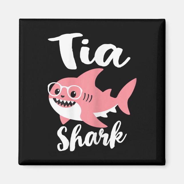 Tia Shark Mother's Day Oma Funny Magnet (Vorne)