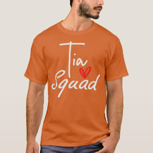 Tia Squad Niedliche Spanische Tante Frauen T-Shirt