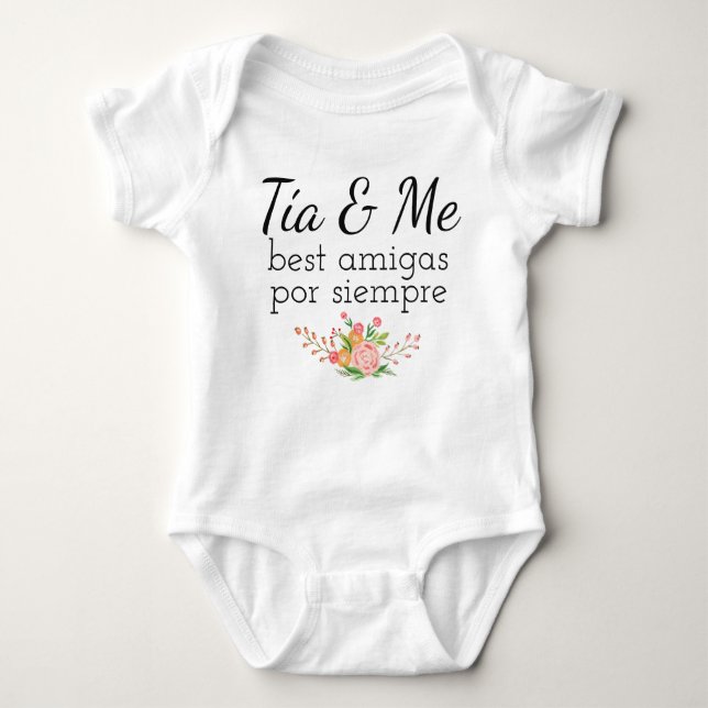 Tia und ich Babybodysuit Baby Strampler (Vorderseite)