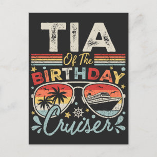 Tia vom Geburtstags-Cruiser-Urlaub Postkarte