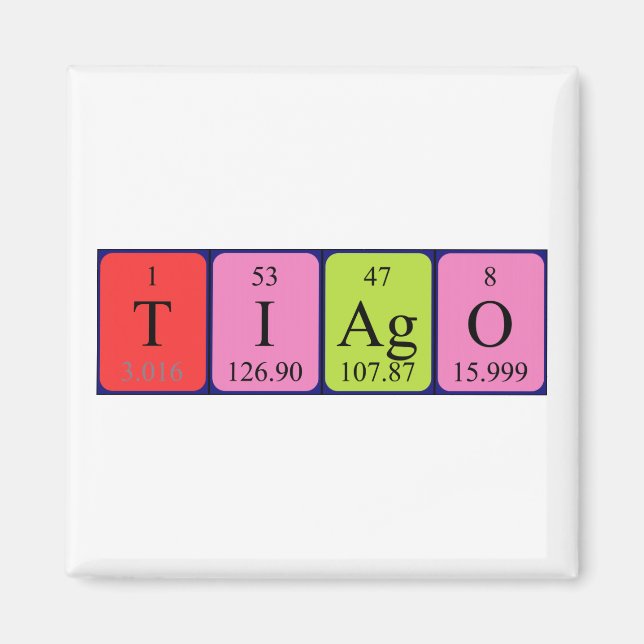 Tiago Periodenmagnet Magnet (Vorne)
