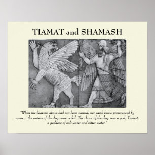 Tiamat und Shamash Poster