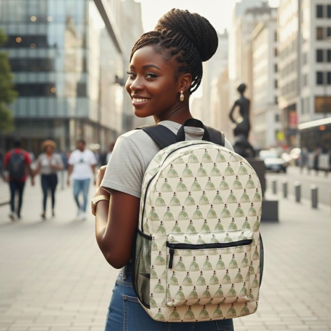Tiana gedruckter Rucksack (Von Creator hochgeladen)