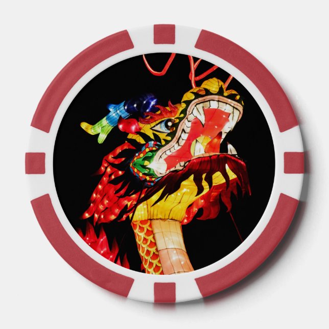 Tianlong-Drache Pokerchips (Vorderseite)