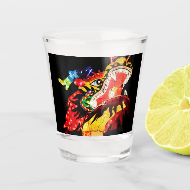 Tianlong-Drache Schnapsglas (Vorderseite)