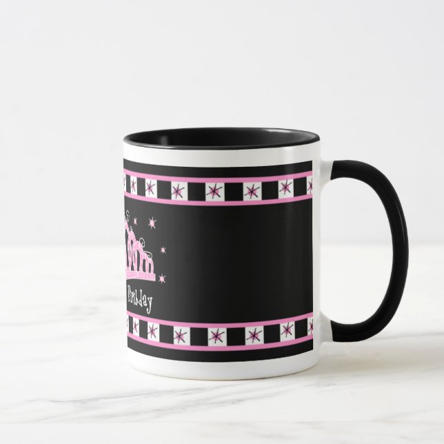 Tiara-50. Geburtstag Tasse (Rechts)