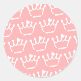 Tiara Illustrations Runder Aufkleber