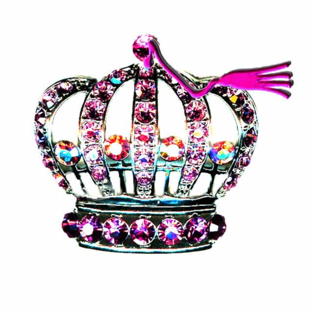 Tiara mit Abschluss Tassle Skulptur Freistehende Fotoskulptur (Vorne)