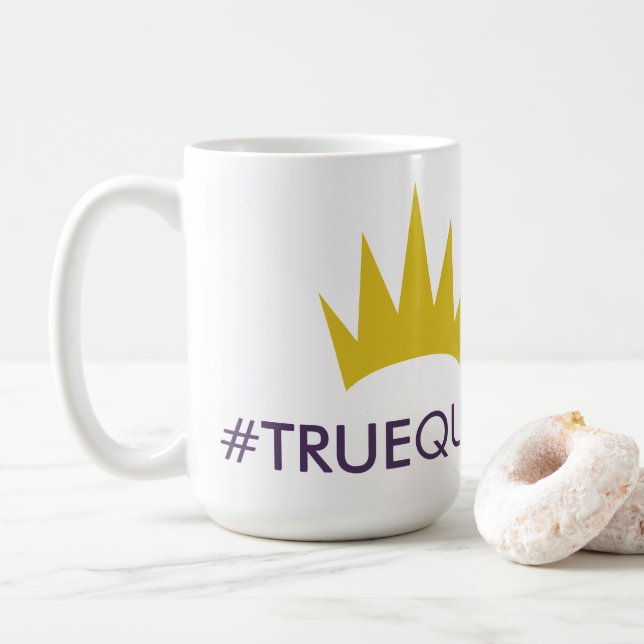 Tiara #TRUEQUEEN Kaffee-Tasse Kaffeetasse (Mit Donut)