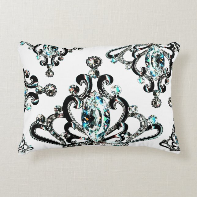 "Tiaras" Accent Pillow Dekokissen (Vorderseite)