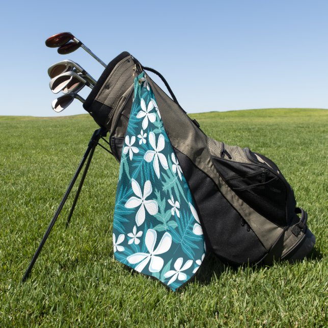 TIARE (AQUAMARIN) GOLFHANDTUCH (Gras)