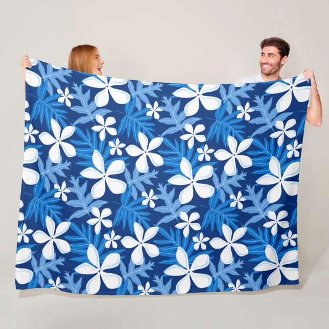 TIARE (BLAU) Fleece Blanket (Beispiel)