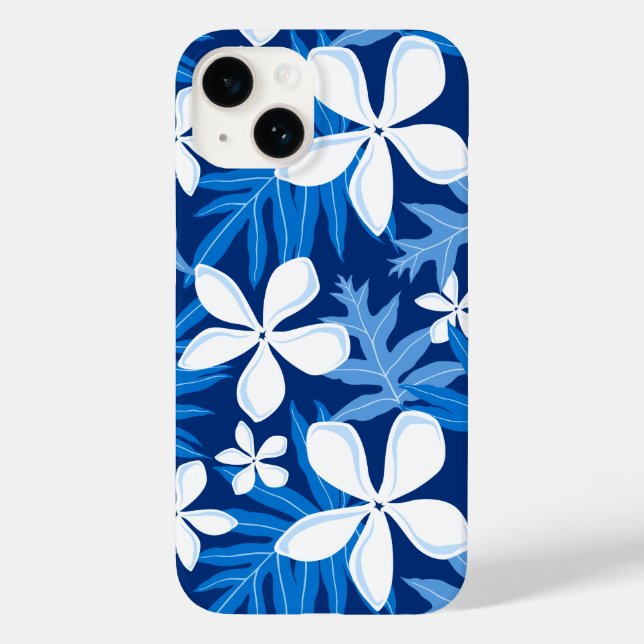 TIARE (BLUE) Fall iPhone Case-Mate Case-Mate iPhone Hülle (Rückseite)