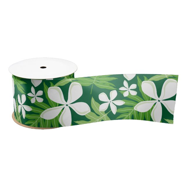 TIARE (GRÜNE) SATIN RIBBON SATINBAND (Spule)