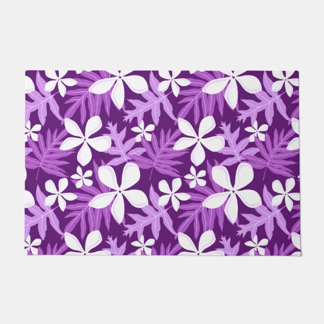 TIARE (LILA) FUßMATTE (Vorderseite)