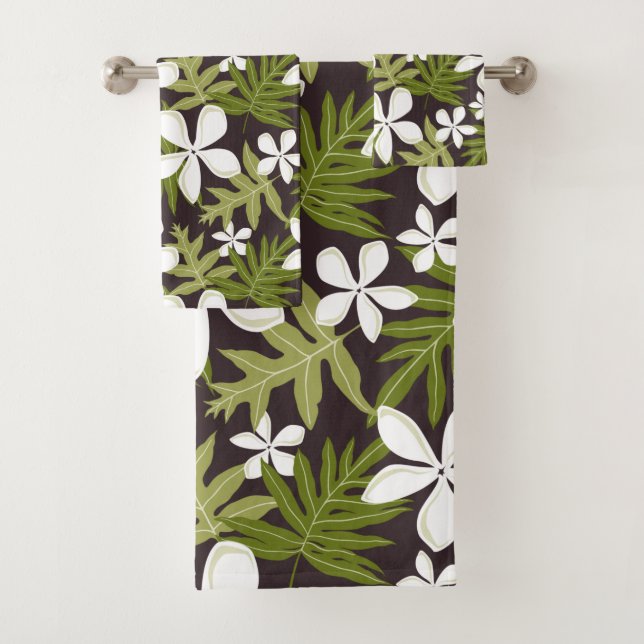 TIARE (OLIVE) BAD TOWEL SET (Insitu)