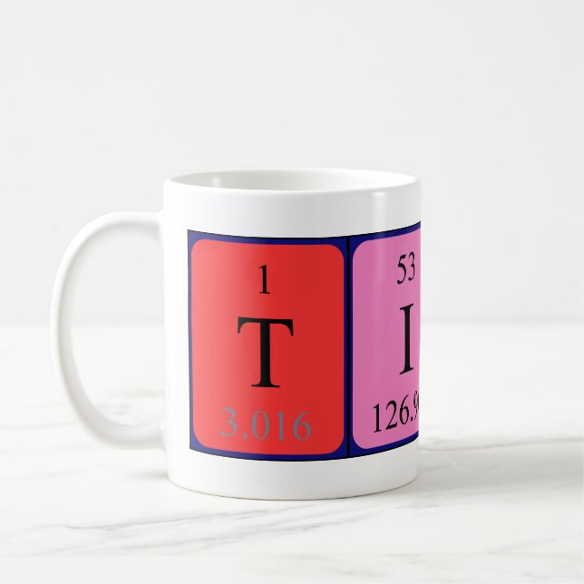 Tiarra Periodenname Tasse (Links)