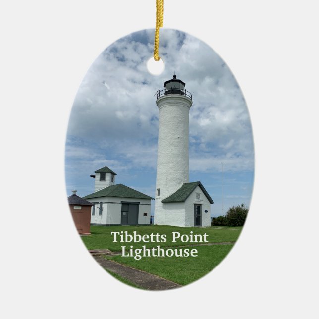 Tibbetts Point Lighthouse Keramik Ornament (Vorne)