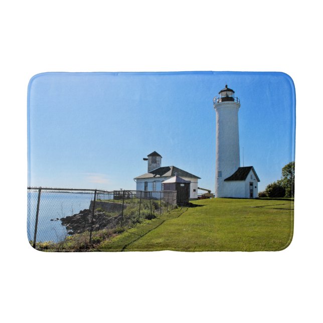 Tibbetts Point Lighthouse, New York Badematte (Vorderseite)