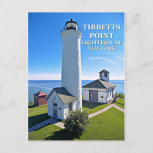 Tibbetts Point Lighthouse, New York Postcard Postkarte