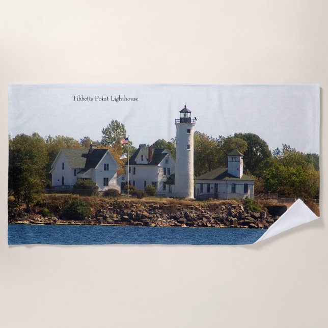 Tibbetts Point Lighthouse Strandtuch (Vorderseite)