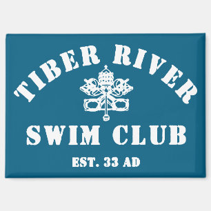Tiber River Swim Club Kühlschrankmagnet Magnet