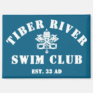 Tiber River Swim Club Kühlschrankmagnet Magnet