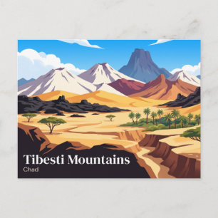 Tibesti-Gebirge Tschad Postkarte