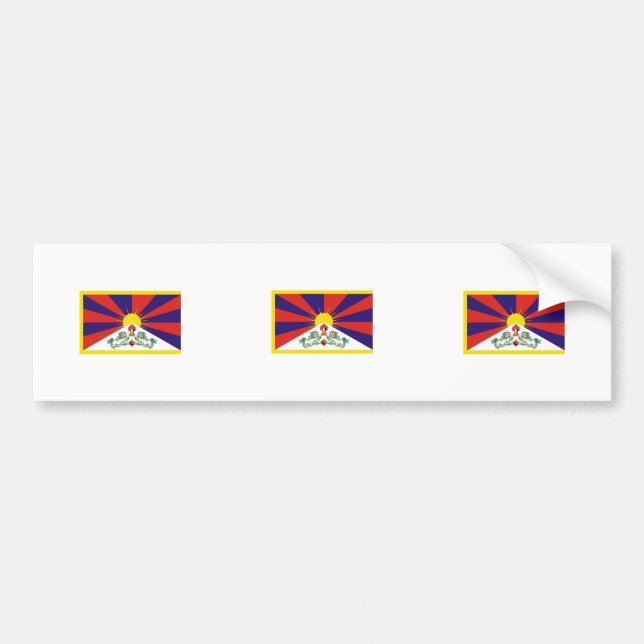 Tibet Autoaufkleber (Vorne)
