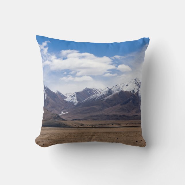 Tibet - Berglandschaft Kissen (Vorderseite)