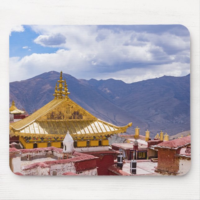 Tibet - Buddhistisches Kloster Ganden Mousepad (Vorne)