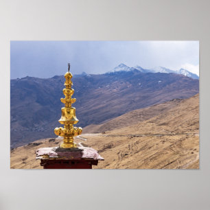 Tibet - Buddhistisches Kloster Ganden Poster