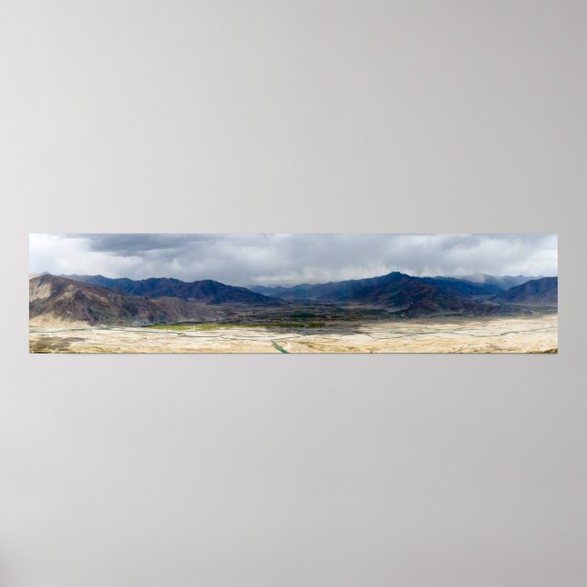 Tibet - Buddhistisches Kloster Ganden Poster (Vorne)