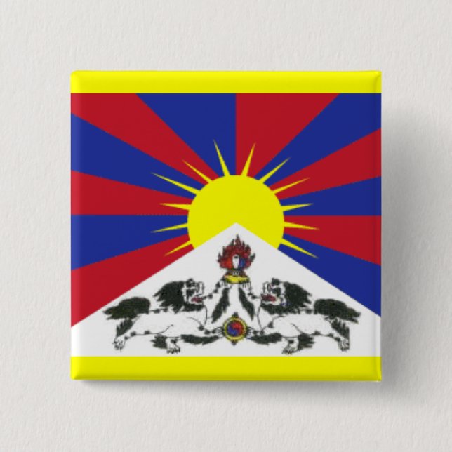 Tibet Button (Vorderseite)