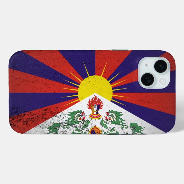 Tibet Case-Mate iPhone Hülle (Rückseite (Horizontal))