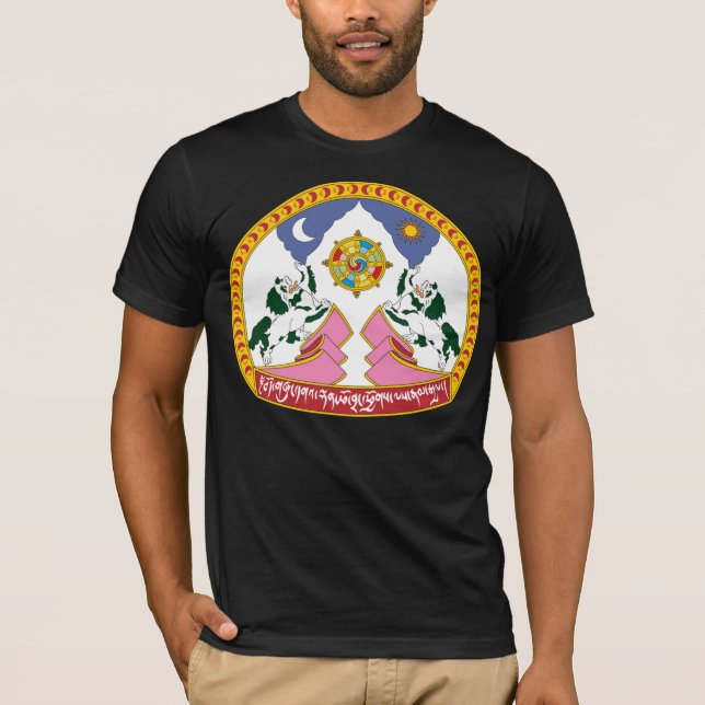 Tibet-Emblem-T - Shirt (Vorderseite)